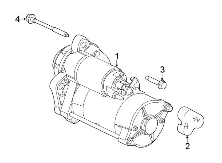 Diagram STARTER. for your 2024 Ford F-350 Super Duty   