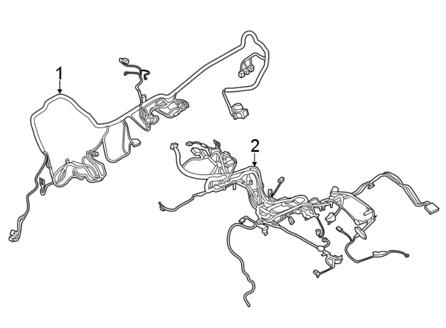 Diagram WIRING HARNESS. for your 1988 Ford F-150   