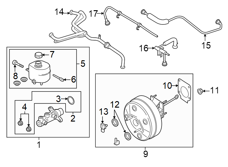 Full size assembly image of Components on dash panel. (1/1)