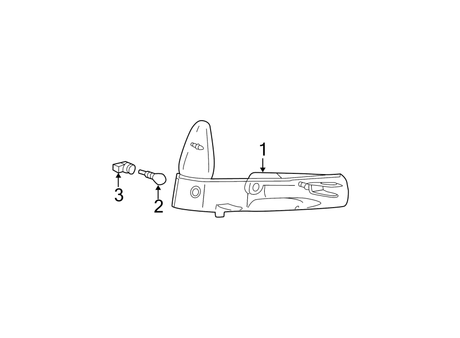 Diagram FRONT LAMPS. PARK LAMPS. for your 1993 Ford F-150   