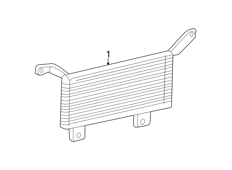 Diagram TRANS OIL COOLER. for your 1995 Ford