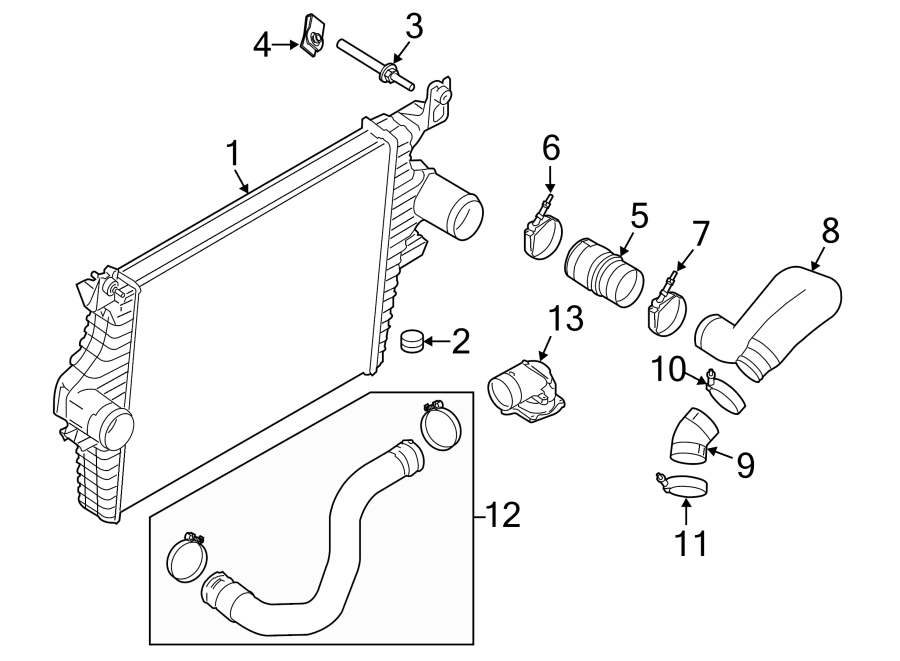 Diagram 2003-04. 6. 0 liter turbo diesel. for your 2011 Lincoln MKZ   