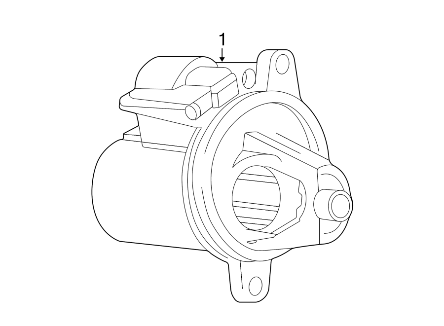 Diagram STARTER. for your Ford F-350 Super Duty  