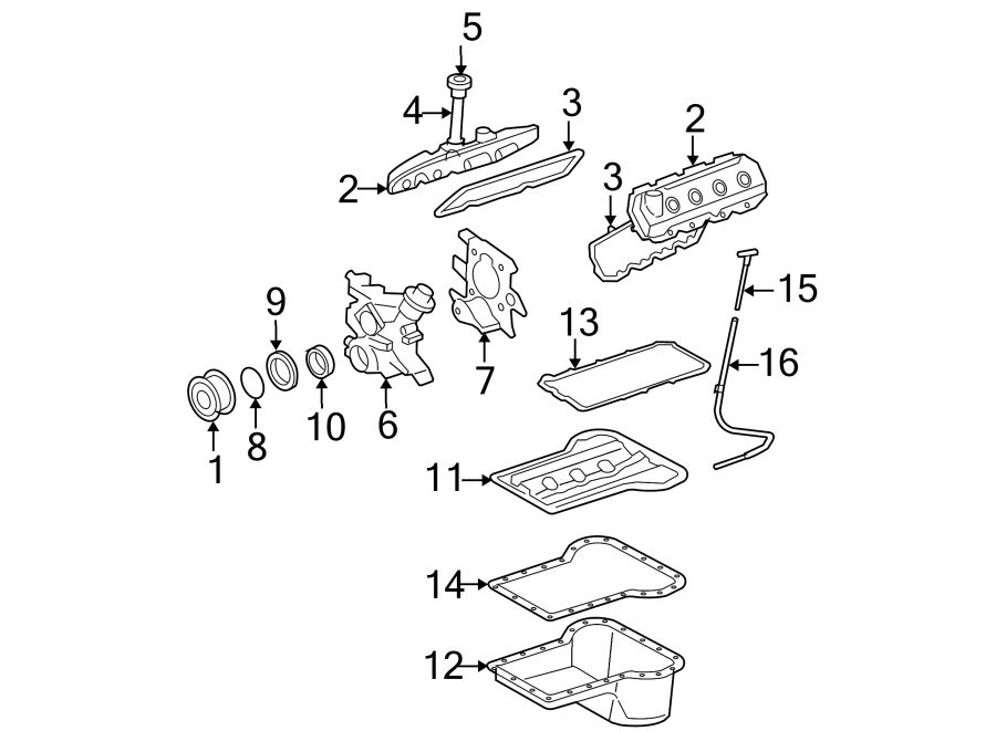 Diagram ENGINE PARTS. for your Ford F-250 Super Duty  