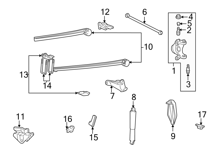 FRONT SUSPENSION. SUSPENSION COMPONENTS. Diagram