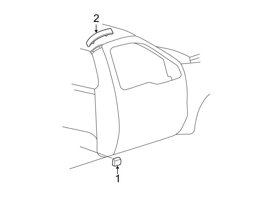 Diagram EXTERIOR TRIM. for your Ford Expedition  