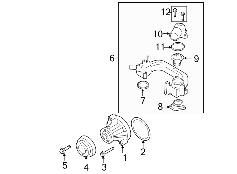 WATER PUMP. Diagram