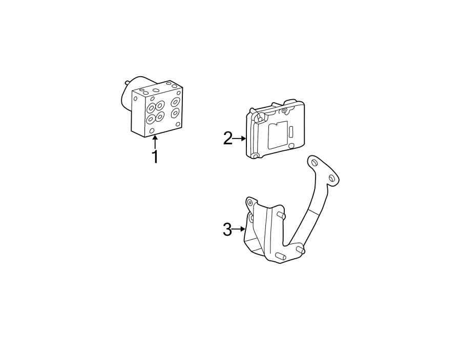 Diagram Abs components. for your 2013 Lincoln MKZ   