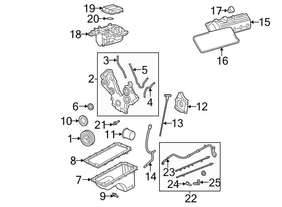 Diagram ENGINE PARTS. for your Lincoln MKZ  