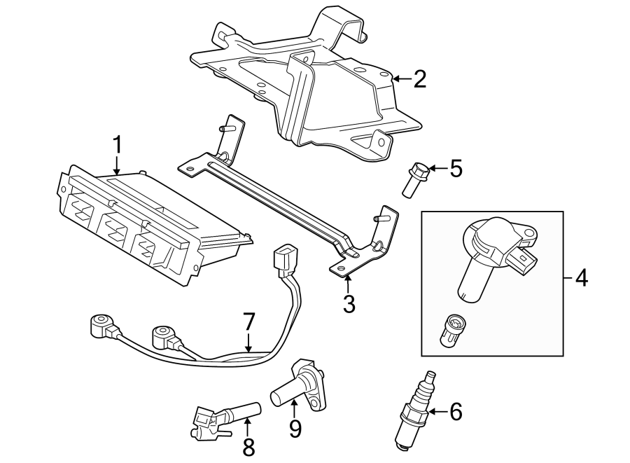 Diagram IGNITION SYSTEM. for your 1985 Ford F-150   