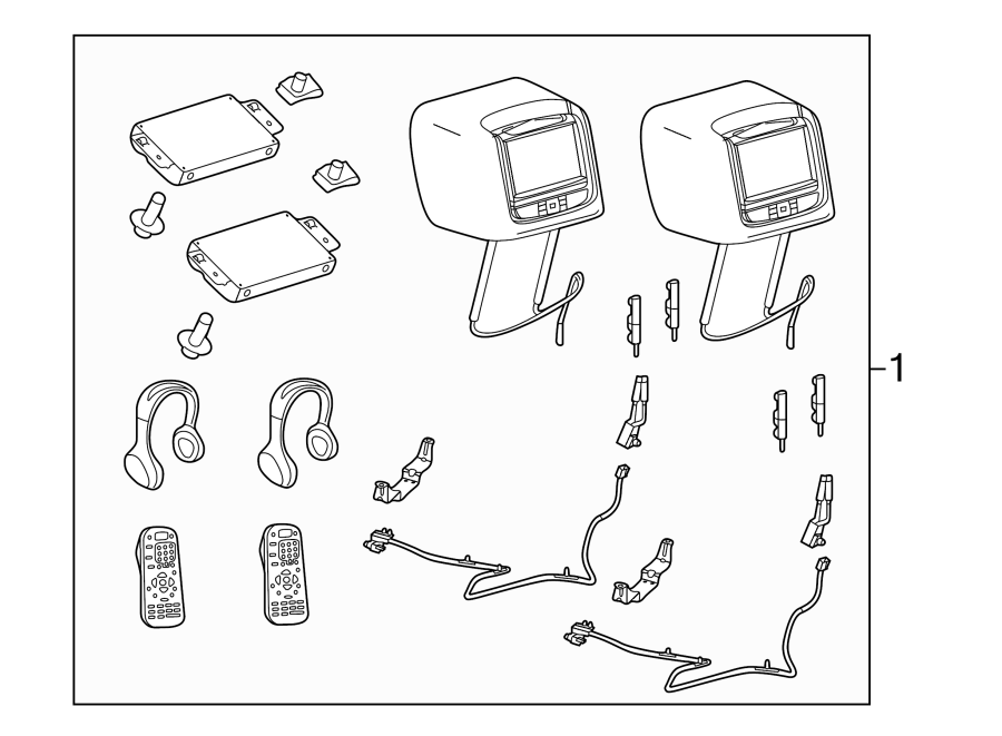 Diagram ENTERTAINMENT SYSTEM COMPONENTS. for your Ford Police Interceptor Utility  