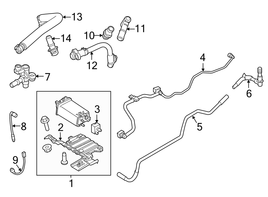 EMISSION SYSTEM. EMISSION COMPONENTS. Diagram