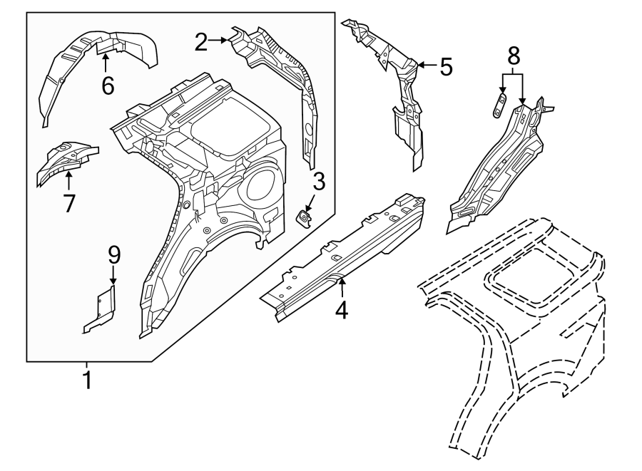 Ford Explorer Quarter Panel FB5Z7827790A Sheehy Ford Lincoln