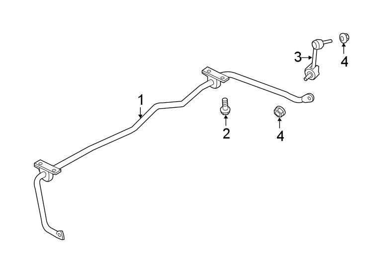 REAR SUSPENSION. STABILIZER BAR & COMPONENTS. Diagram