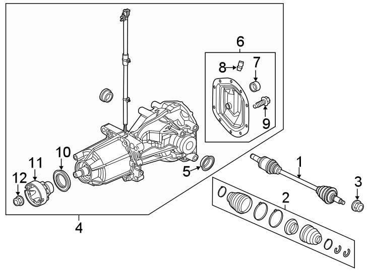 Diagram REAR SUSPENSION. AXLE COMPONENTS. for your 2014 Ford F-150 3.5L EcoBoost V6 A/T 4WD King Ranch Crew Cab Pickup Fleetside 