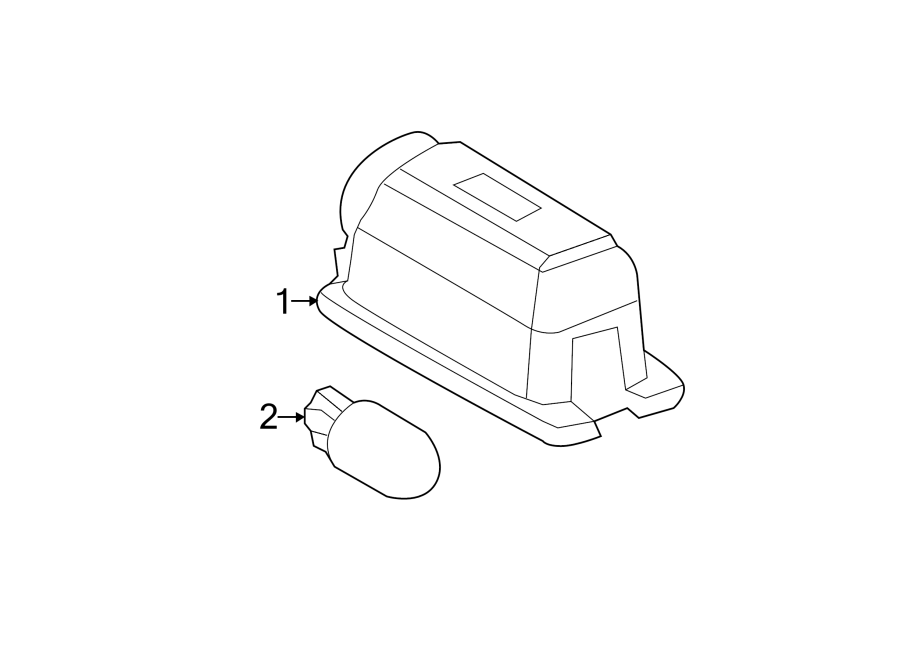 Diagram REAR LAMPS. LICENSE LAMPS. for your Ford Explorer  