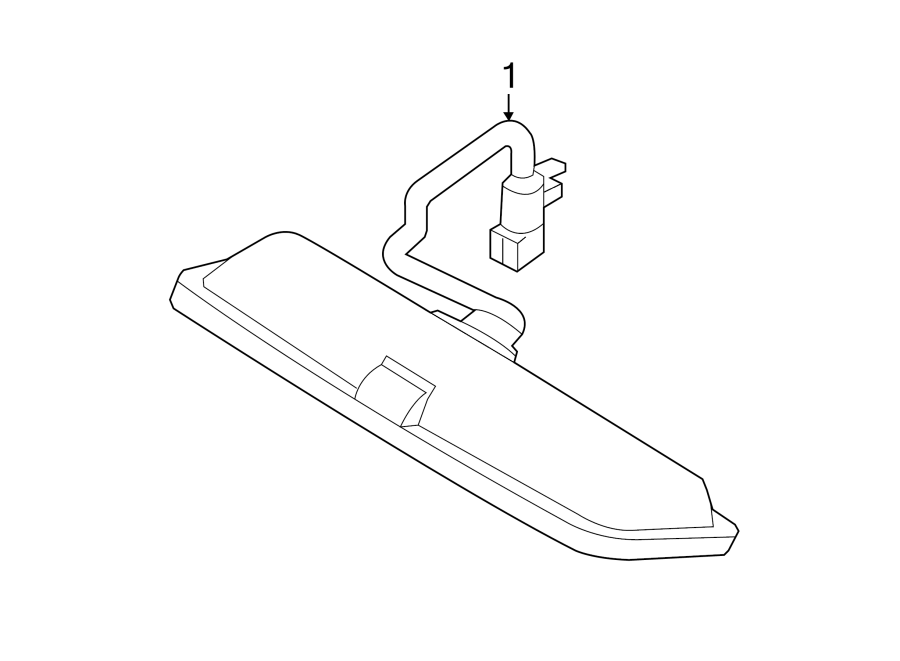 Diagram REAR LAMPS. HIGH MOUNT LAMPS. for your 2022 Ford F-150 3.5L PowerBoost V6 FULL HYBRID EV-GAS (FHEV) A/T RWD XL Standard Cab Pickup Fleetside 