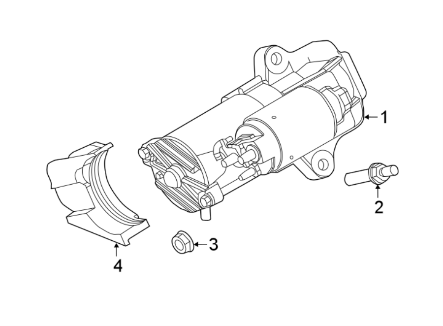 Diagram STARTER. for your 2018 Ford F-350 Super Duty   