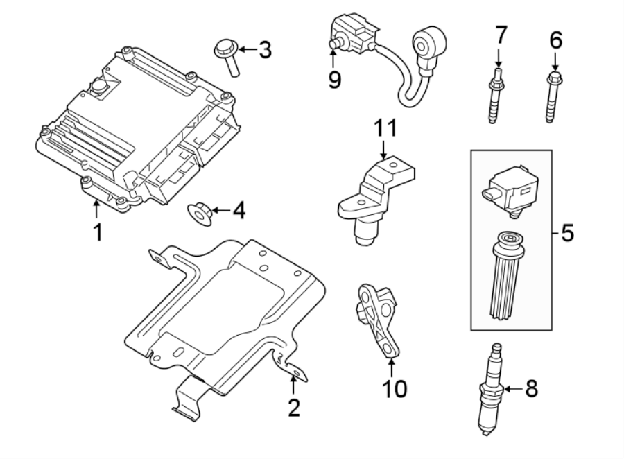 Diagram IGNITION SYSTEM. for your 2019 Lincoln MKZ Hybrid Sedan  