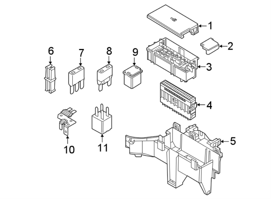 Diagram FUSE & RELAY. for your 2019 Lincoln MKZ Reserve II Sedan  