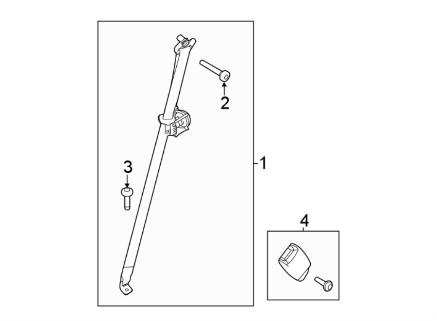 Diagram RESTRAINT SYSTEMS. SECOND ROW SEAT BELTS. for your 2016 Ford Explorer   