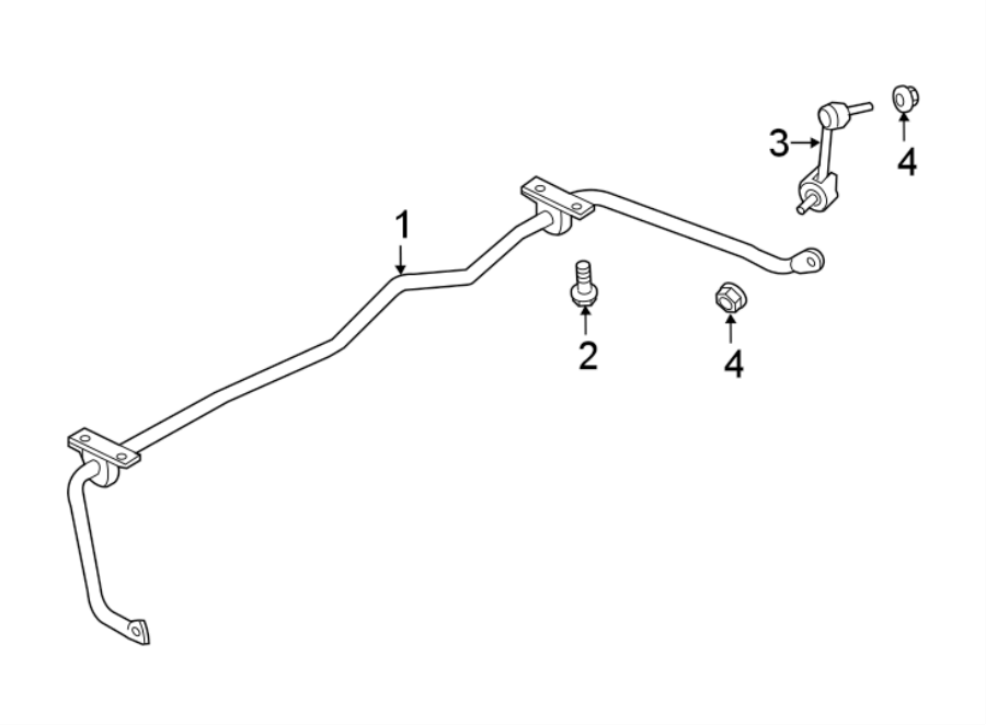 Diagram REAR SUSPENSION. STABILIZER BAR & COMPONENTS. for your 2019 Ford Explorer   