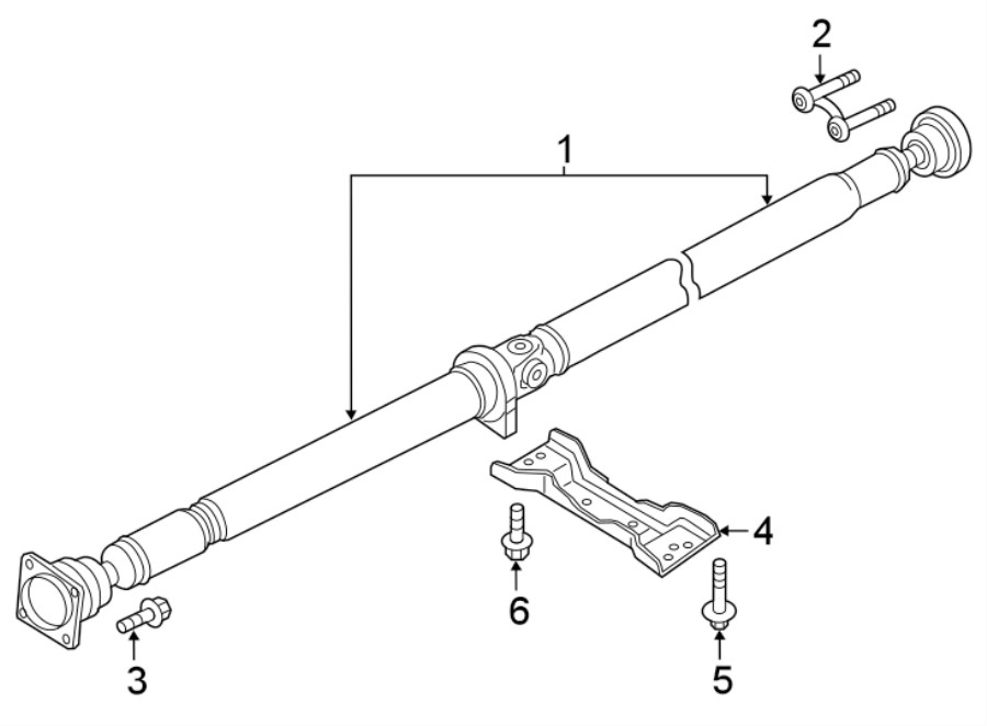 Diagram REAR SUSPENSION. DRIVE SHAFT. for your 2016 Lincoln MKZ Black Label Sedan  