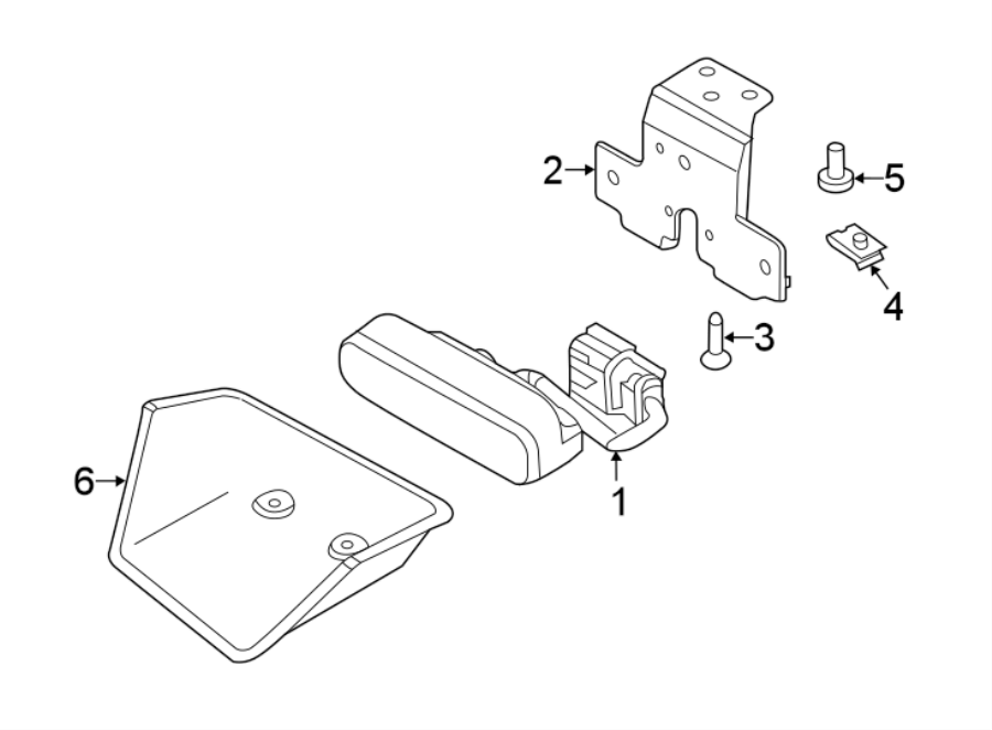 Diagram LIFT GATE. INTERIOR LAMPS. for your Ford Bronco  