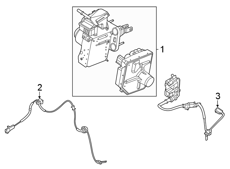 Full size assembly image of Abs components. (1/1)