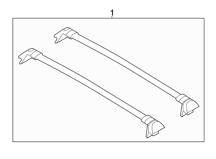 Diagram LUGGAGE CARRIER. for your Ford Explorer  