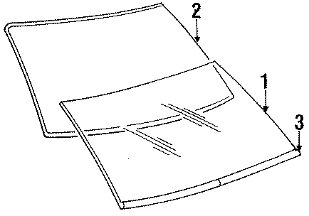 Diagram WINDSHIELD. GLASS. REVEAL MOLDINGS. for your 2016 Ford Explorer   