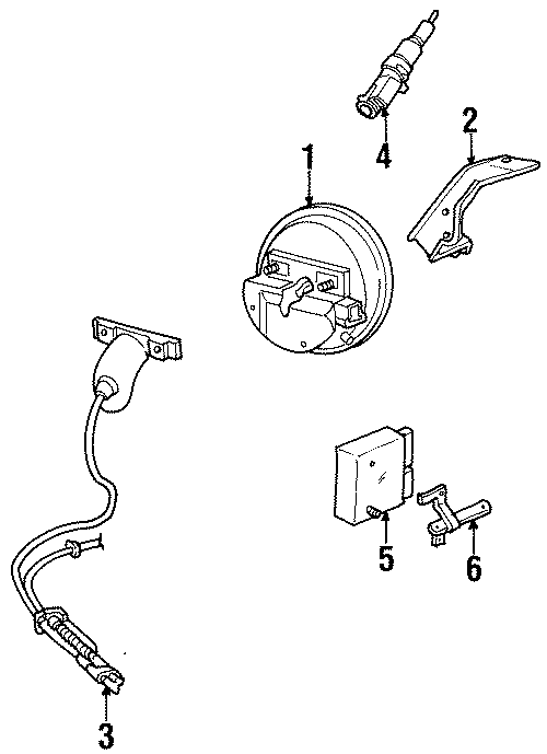 Diagram CRUISE CONTROL SYSTEM. for your 1993 Ford E-350 Econoline Club Wagon  XLT HD Extended Passenger Van 