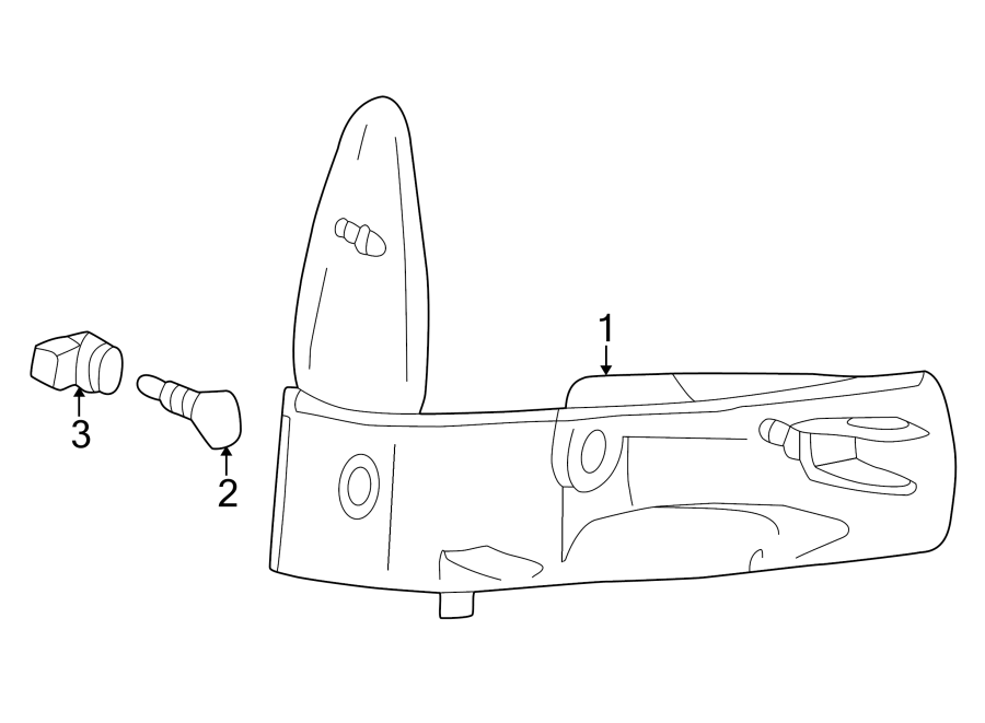 Diagram FRONT LAMPS. PARK & SIDE MARKER LAMPS. for your 1993 Ford F-150   