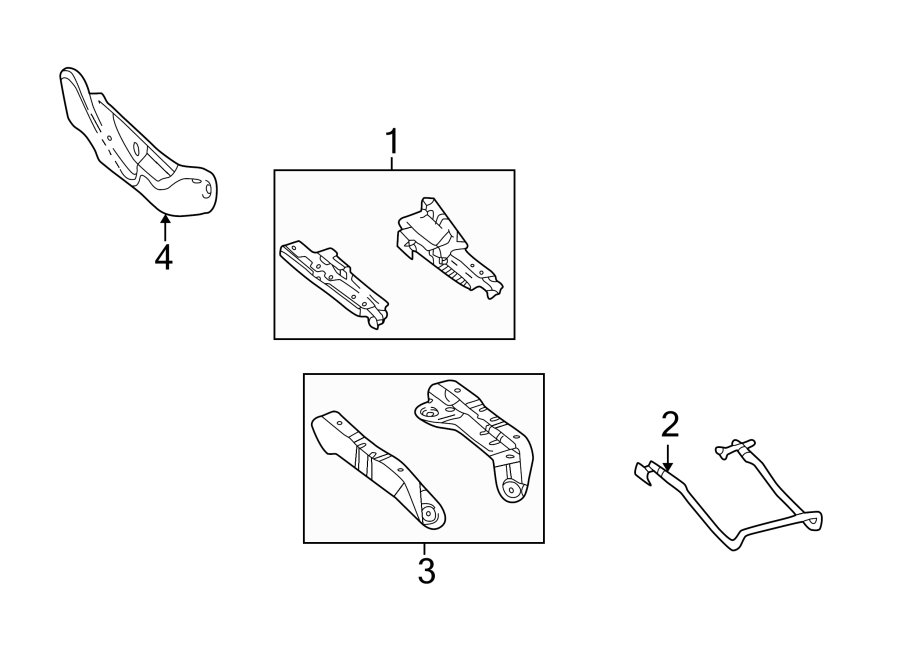 Diagram SEATS & TRACKS. TRACKS & COMPONENTS. for your 2003 Ford Expedition   