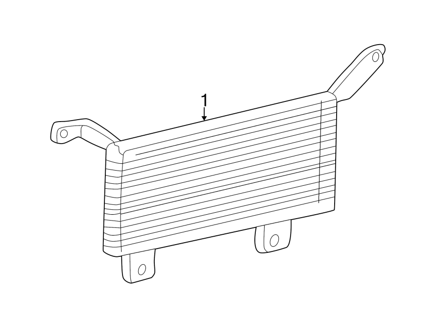 Diagram TRANS OIL COOLER. for your Ford F-150  