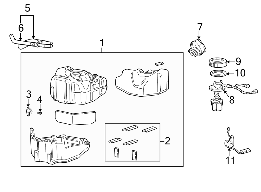 7.3 excursion fuel tank size