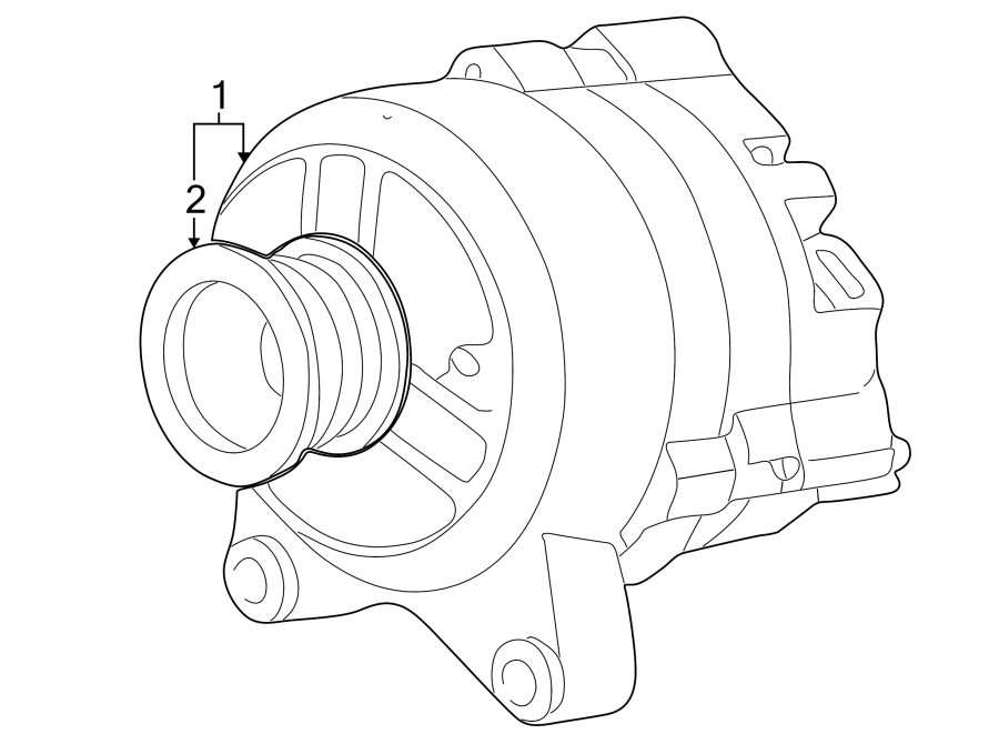 Ford Excursion Alternator - 4U2Z10V346FYRM | Lakeland Ford Online Parts ...