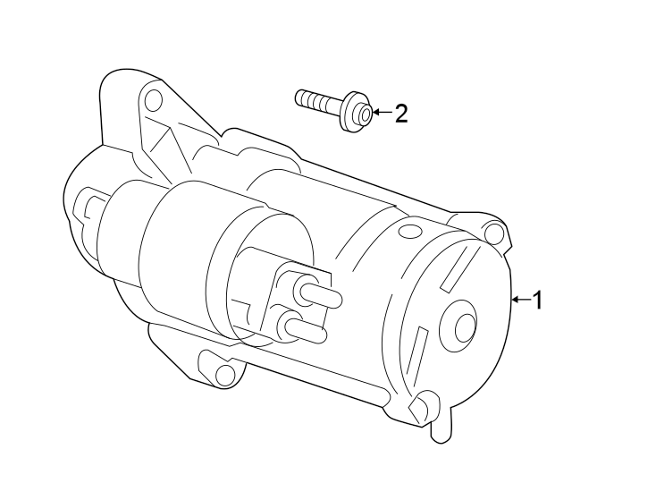 Diagram STARTER. for your 2014 Ford Focus   