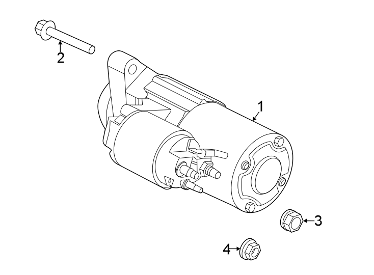 LK4Z11002B - Ford Starter Motor | Lakeland Ford Online Parts, Lakeland FL