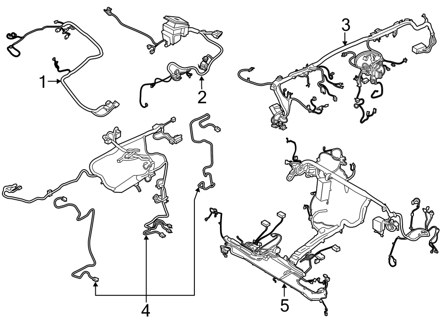 Diagram WIRING HARNESS. for your 2004 Ford F-150   