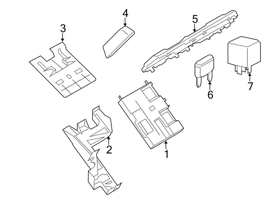 Diagram FUSE & RELAY. for your Ford Transit Connect  