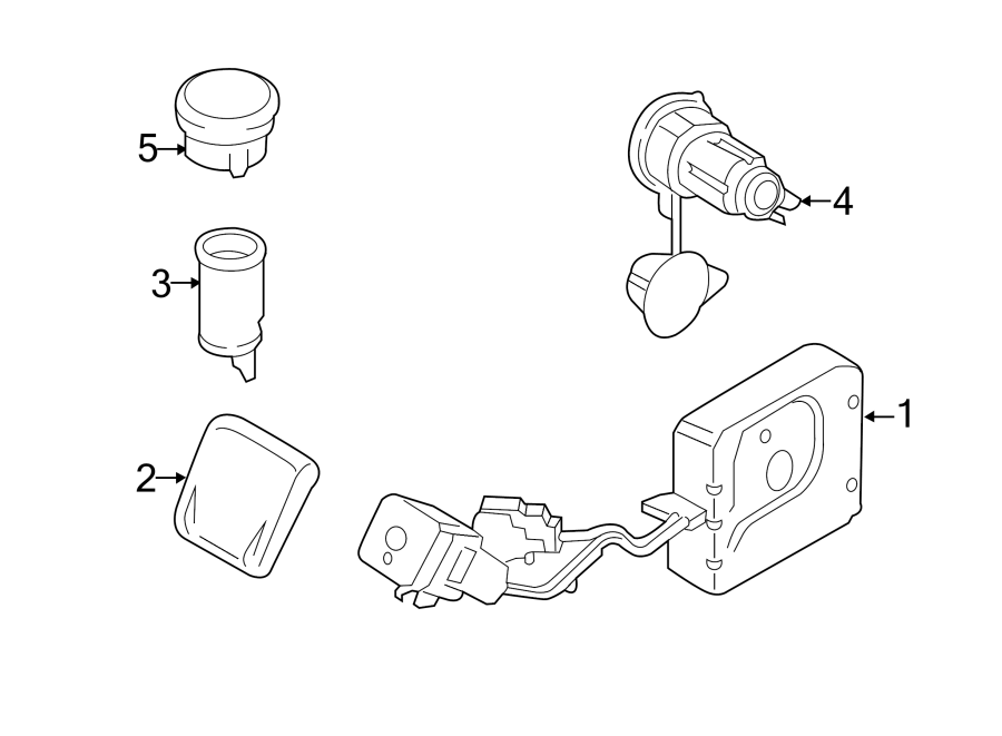 Diagram ELECTRICAL COMPONENTS. for your Ford Transit-350 HD  