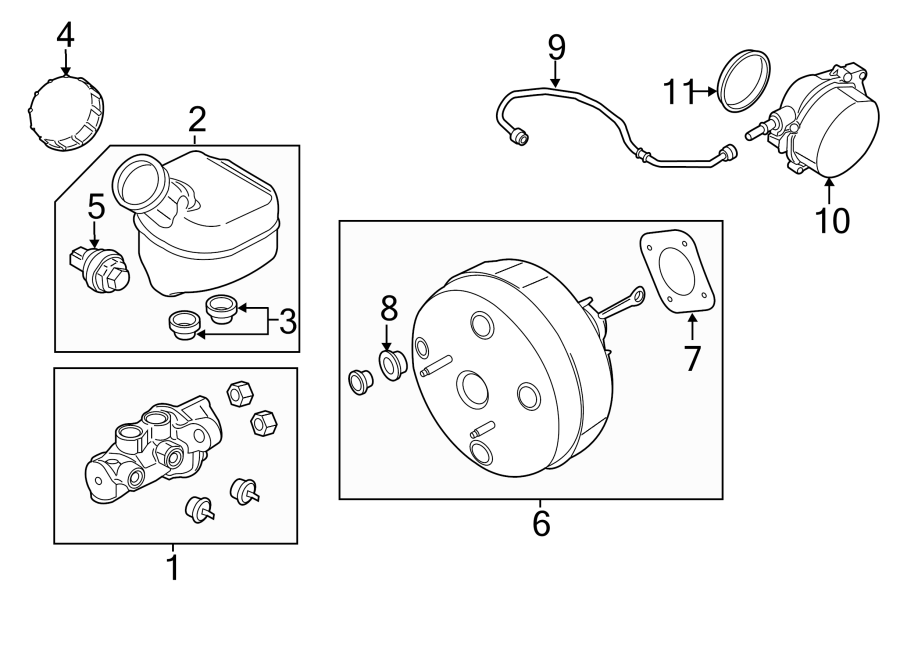 Diagram Cowl. Rear door. Components on dash panel. for your Ford