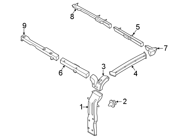 Full size assembly image of Instrument panel. Ducts & louver. (1/1)