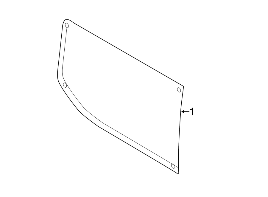 Diagram SIDE PANEL. GLASS. for your 2022 Ford Transit-350   