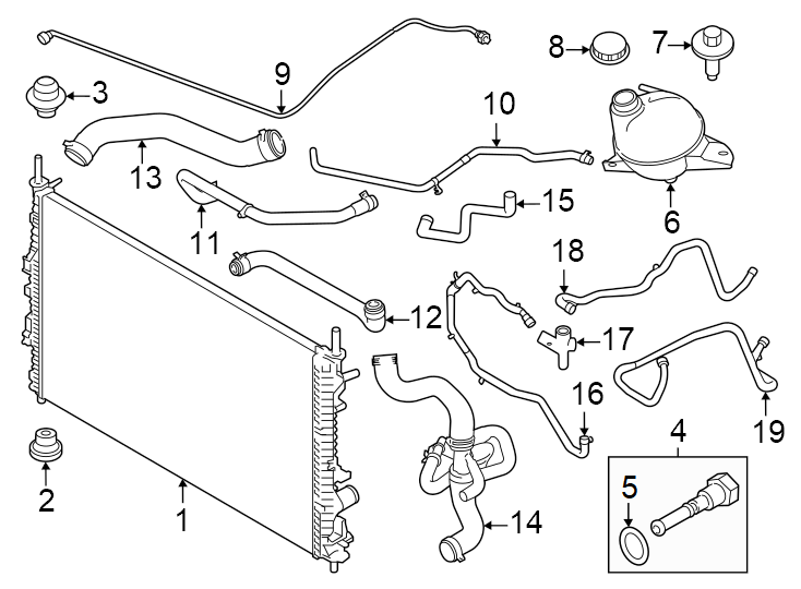 Diagram 3. 5 liter non turbo. for your 1998 Ford Expedition   