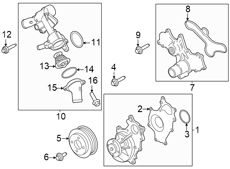 Diagram 3. 5 liter non turbo. for your Ford Transit-150  