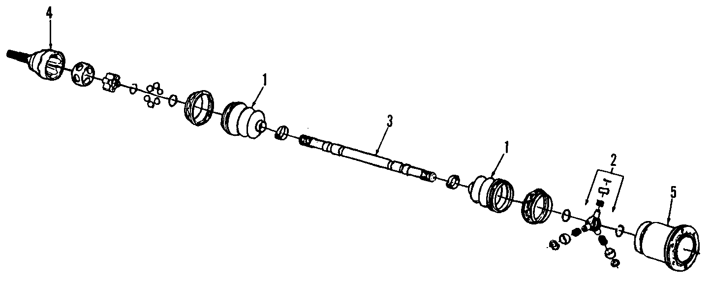 Diagram DRIVE AXLES. AXLE SHAFTS & JOINTS. for your 2005 Chevrolet Astro   