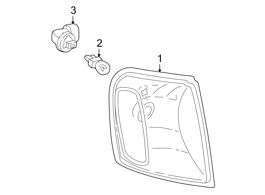 Diagram FRONT LAMPS. PARK & SIGNAL LAMPS. for your 2012 Ford F-150 5.0L V8 FLEX A/T 4WD Platinum Crew Cab Pickup Fleetside 