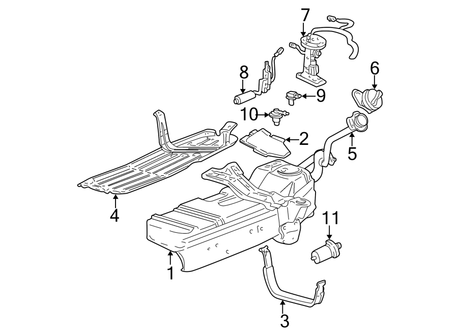 FUEL SYSTEM COMPONENTS. Diagram